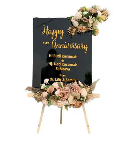 Papan Bunga Akrilik Somokaton
